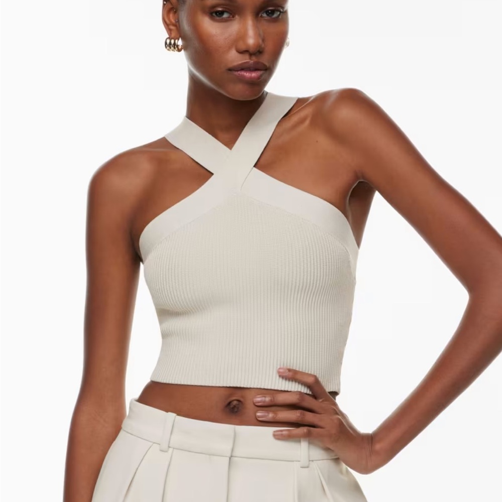 Aritzia Babaton cropped top.